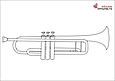 Desen grafic - trompeta