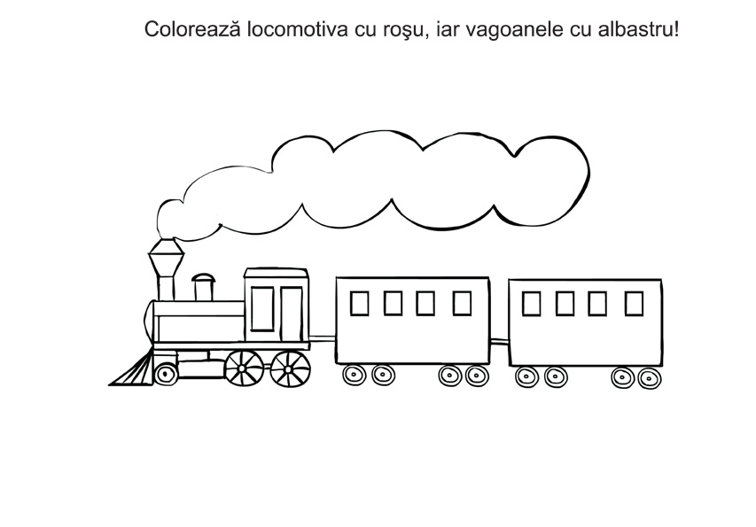 Imagini Cu Tren De Colorat