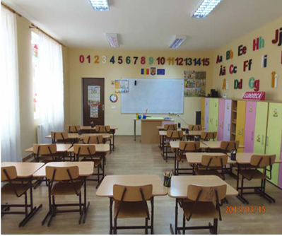 Sală de clasă - Școala Gimnazială „Emil Drăgan” Ungheni