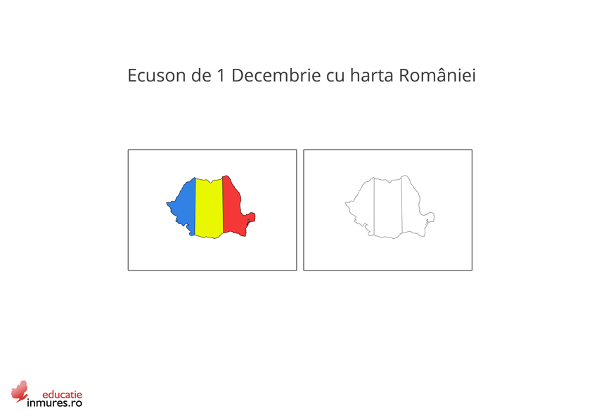Ecuson cu harta României