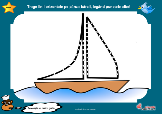 Desen grafic- Barcă