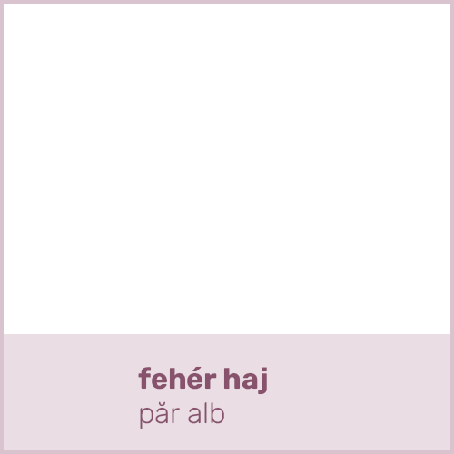 fehér haj păr al