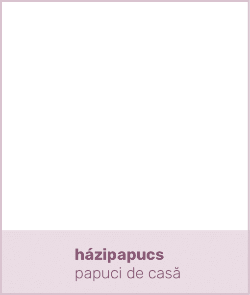 házipapucs papuci de cas