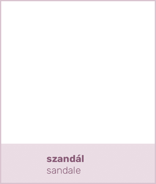szandál sandale
