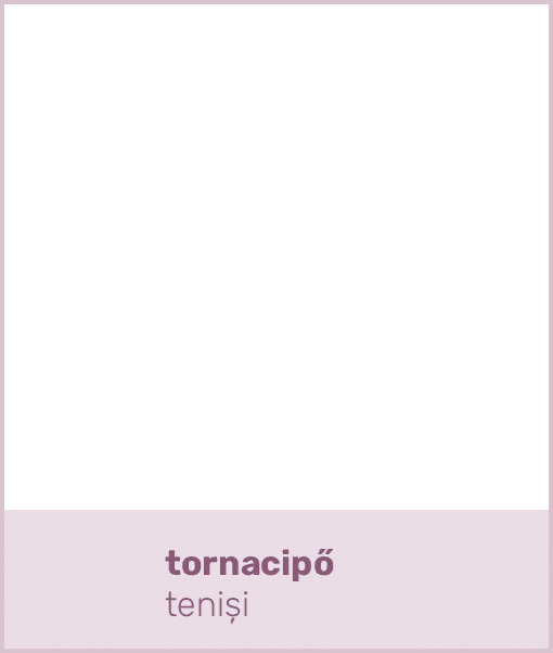 tornacipő teniș
