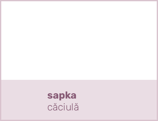 sapka căciul