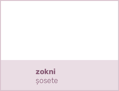 zokni șosete