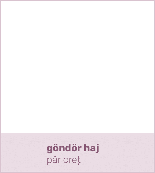 göndör haj păr cre