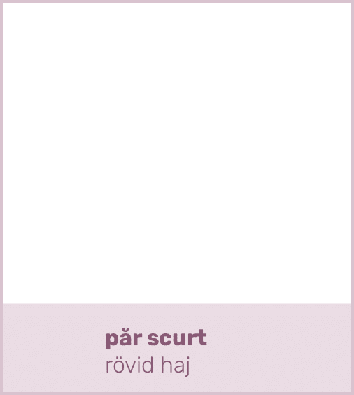 păr scurt rövid ha