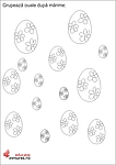 Grupează ouăle după mărime