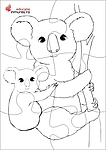 Puzzle cu urși Koala